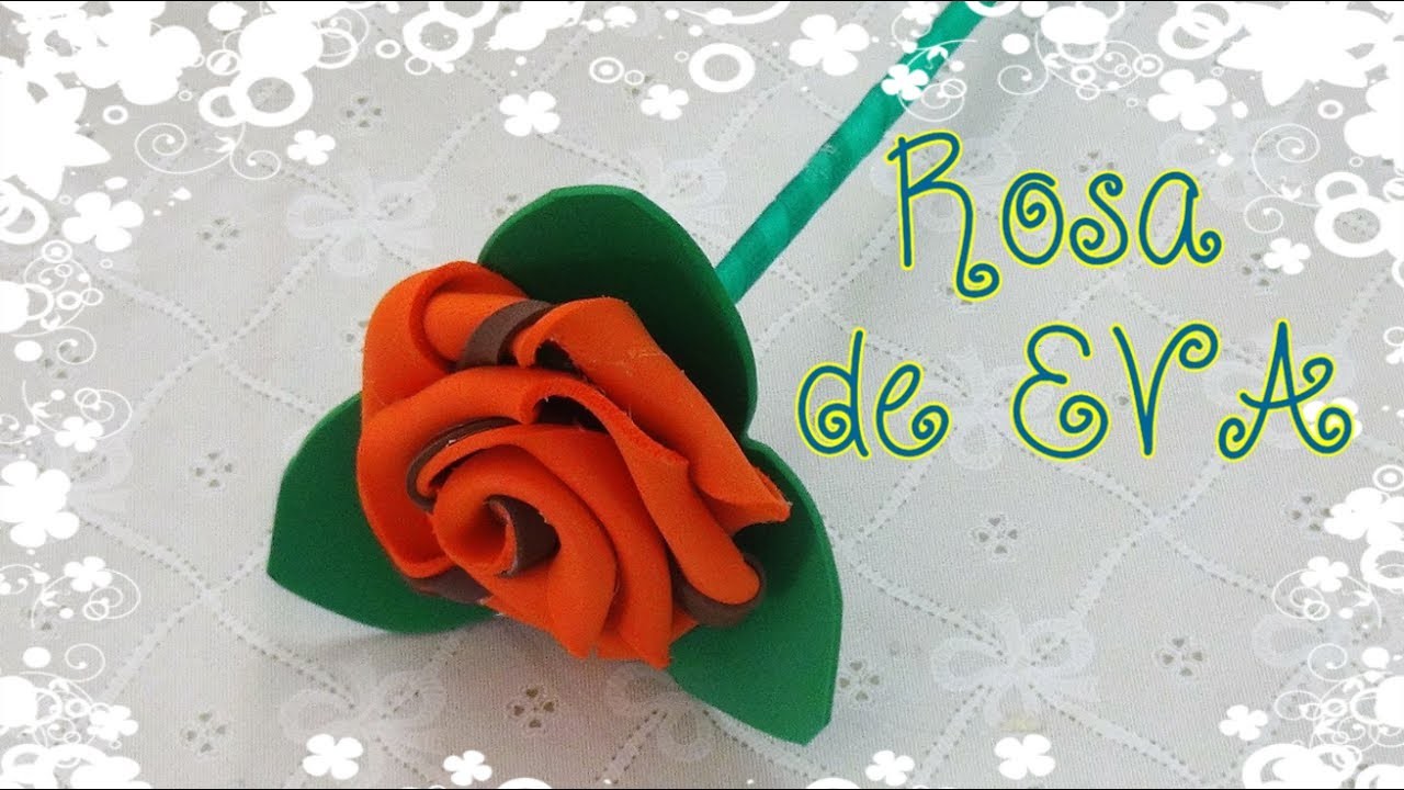Rosa de EVA - Muito Fácil de Fazer #2