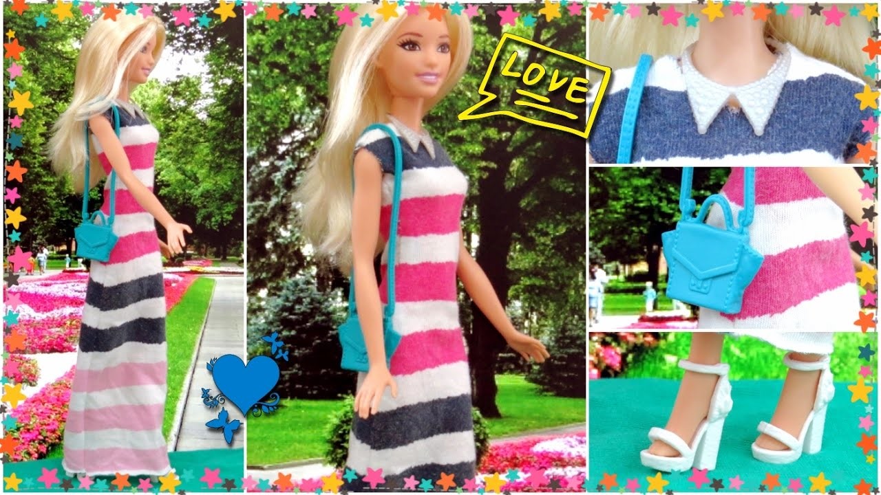 ???? Vestido Longo para a Barbie + Dica Nova para Tirar Medidas das Bonecas ????