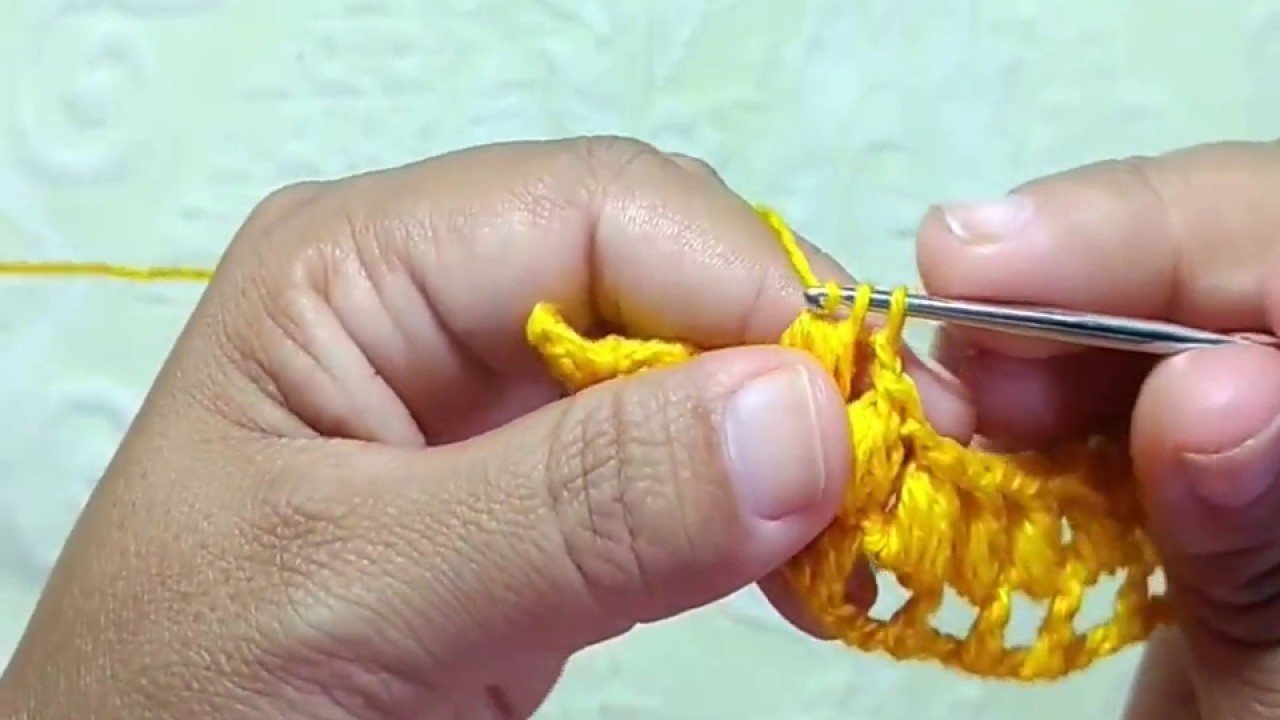 Como fazer crochê - Ponto puff