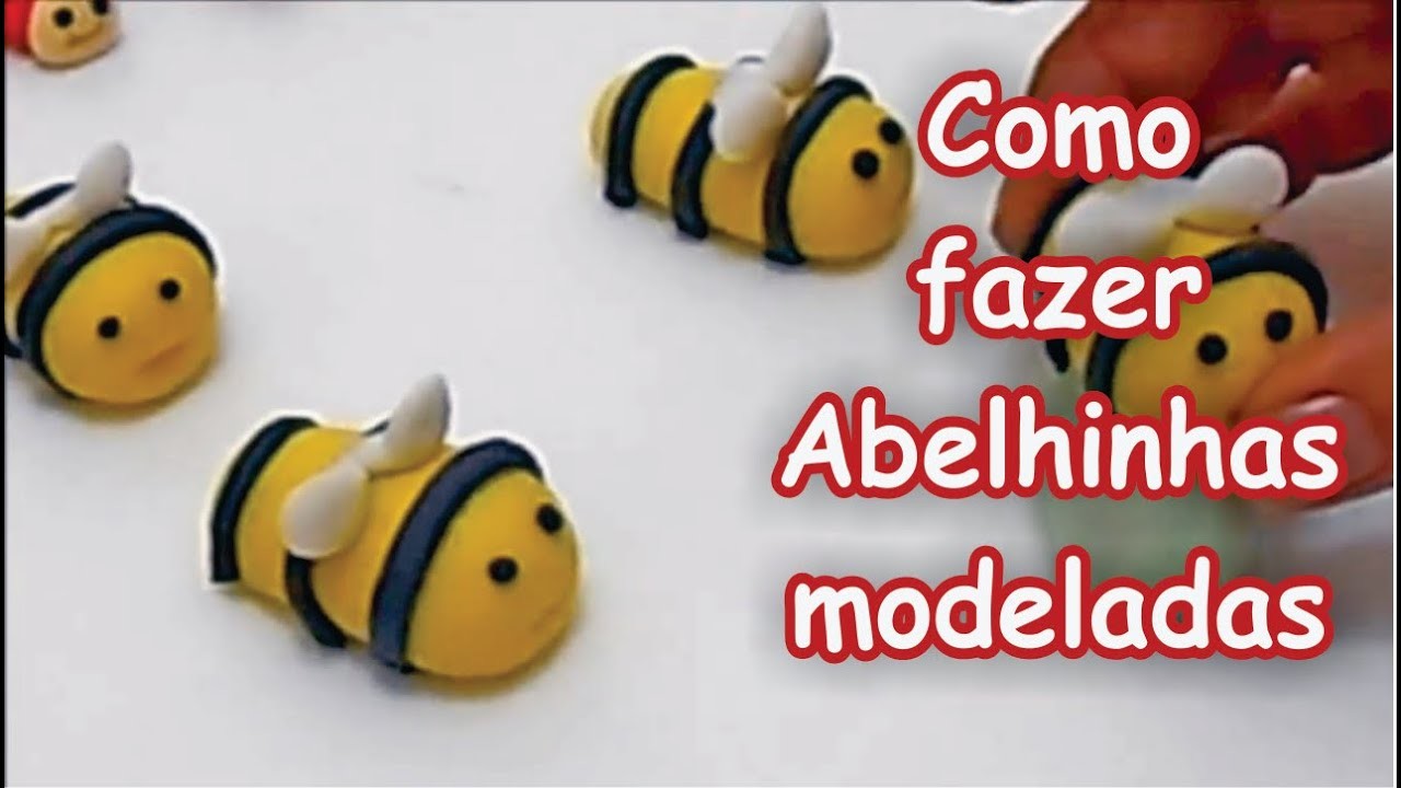 Como modelar docinhos abelhinhas