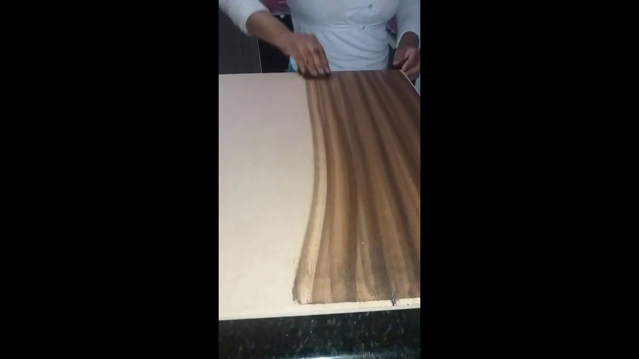 Como pintar mesa MDF em rústico  efeito  madeira