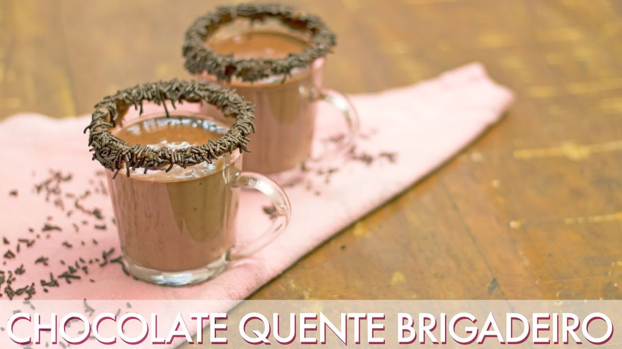 Como fazer Chocolate quente de brigadeiro - Segredinhos #166
