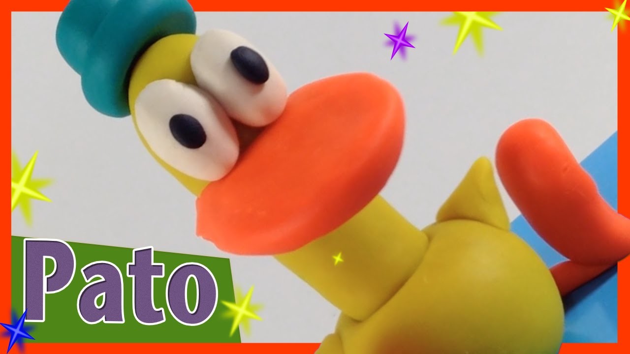Como Fazer o Pato do Pocoyo com Massinha Play-Doh - 1Minuto - Pig Boss Toys