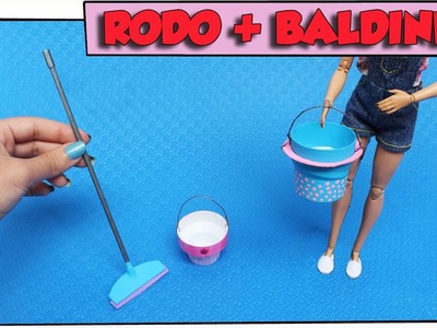 Como fazer: Rodo e Balde para bonecas Barbie, Monster High, E.A.H entre outras!