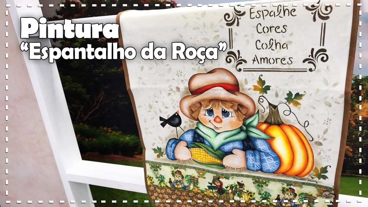 PINTURA "ESPANTALHO DA ROÇA" com Priscila Muniz - Programa Arte Brasil - 23.05.2017