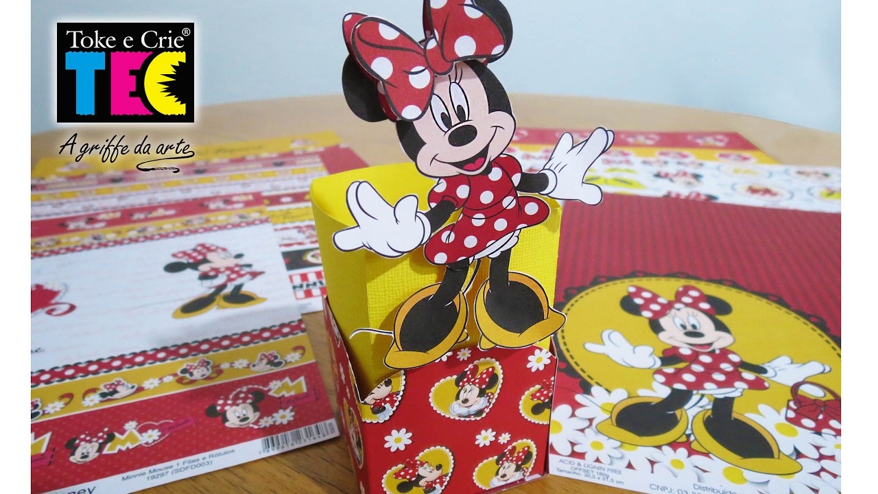 Tema: Porta Doces - Minnie Mouse - Disney! COMPARTILHE. s2