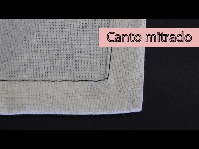 Canto mitrado do próprio tecido