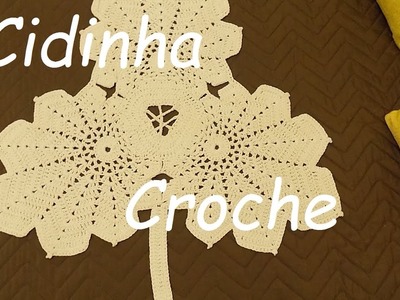 Cidinha Croche : Tapete Em Croche Folhas De Outono - Passo A Passo Parte 2.3