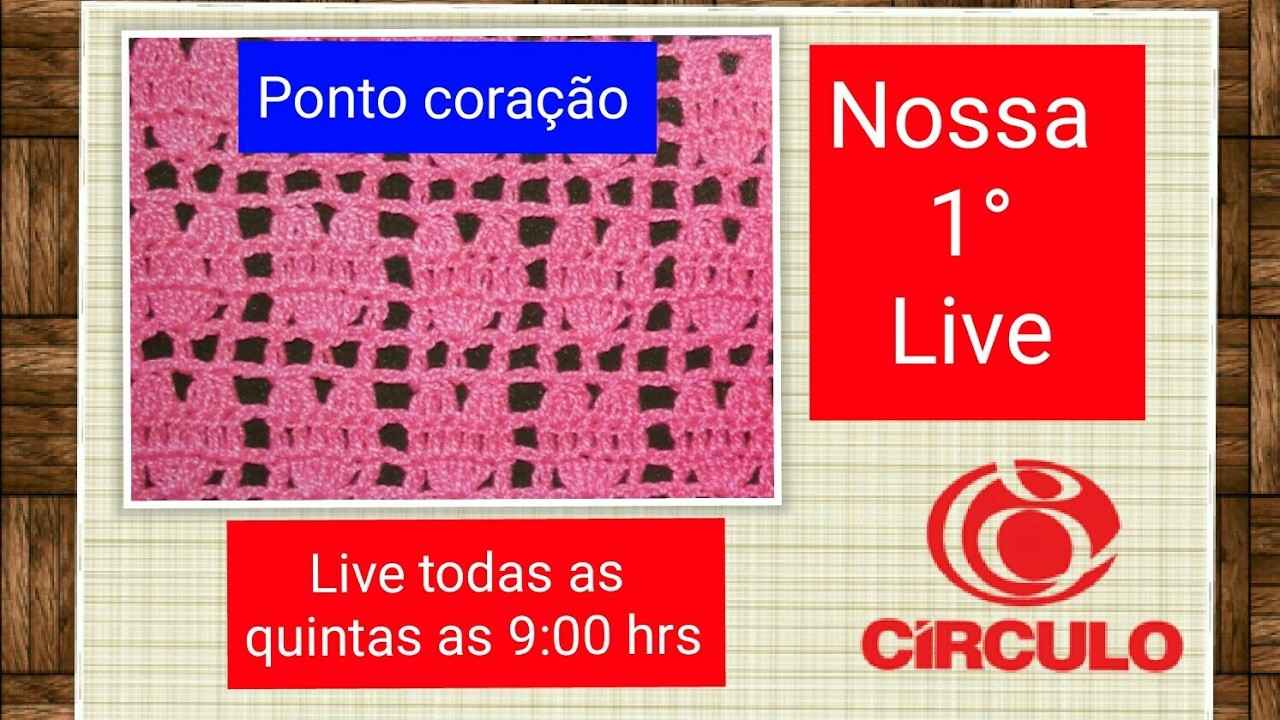 ????Live:Nossa Primeira Live # Elisa Crochê