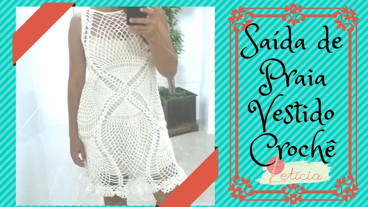 Vestido crochê Érika