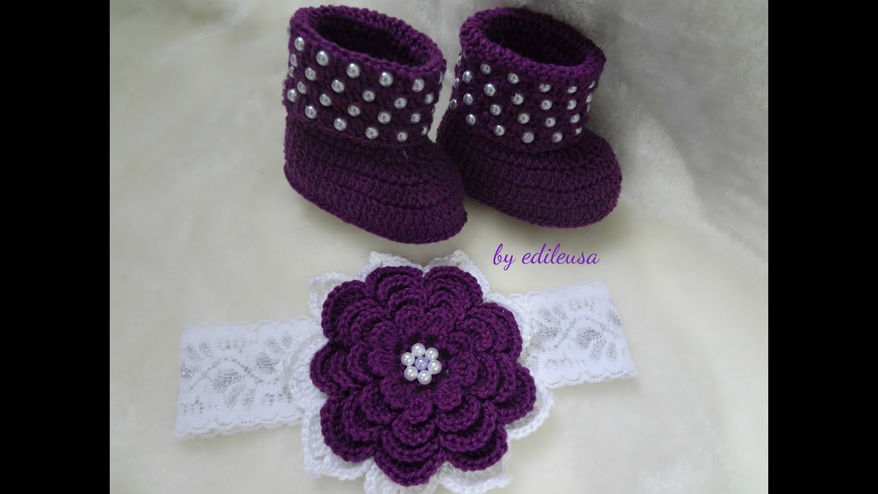 Botinha de croche