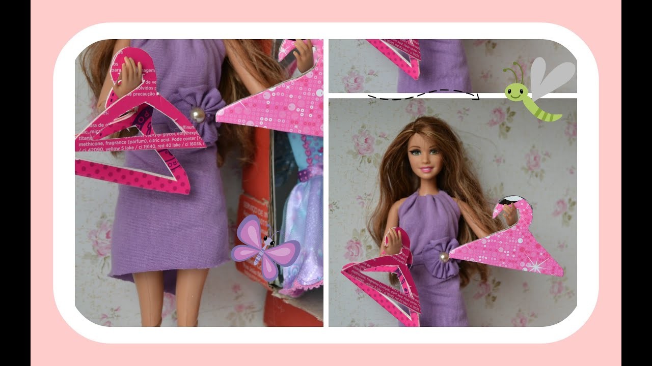 Como fazer cabides para a Barbie ♥