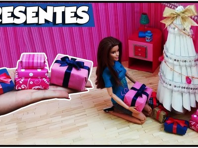 Como fazer: Caixa de presentes, Pisca-pisca e botinhas para bonecas Barbie, MH, Baby Alive e etc. 