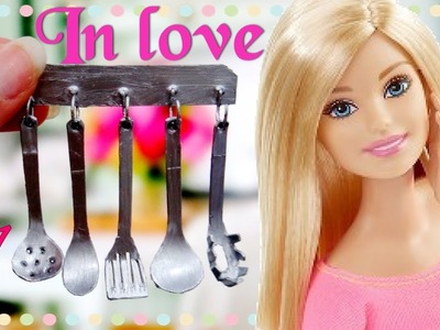 ???? Utensílios de Cozinha para Barbie com Pote de Sorvete. A Brincadeira fica mais Legal!!!????