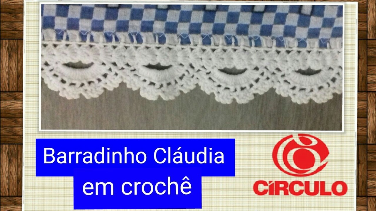 Versão destros: Barradinho Cláudia em crochê # Elisa Crochê