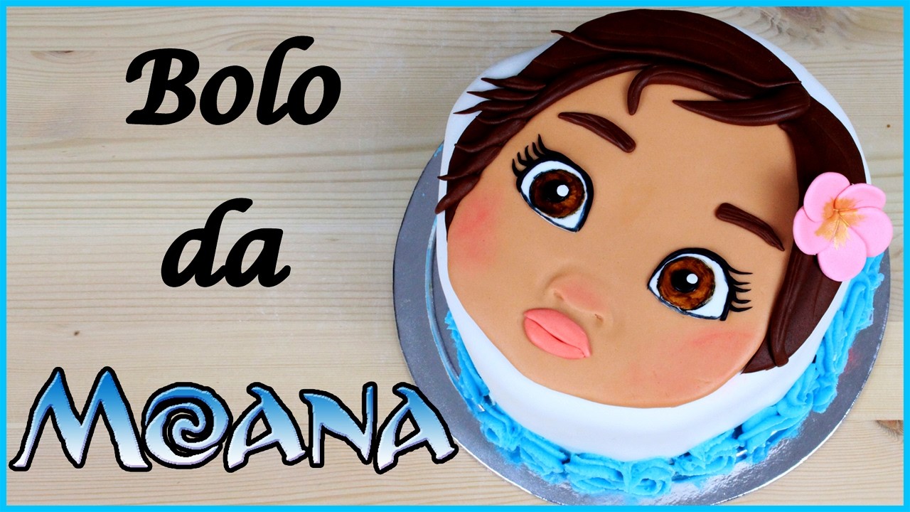 Bolo da Moana | Como Fazer um Bolo da Moana | How to Make a Moana's Cake | Cakepedia