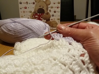 Casaco de bebe 0.3 meses em croche 3 parte.com Maria helena