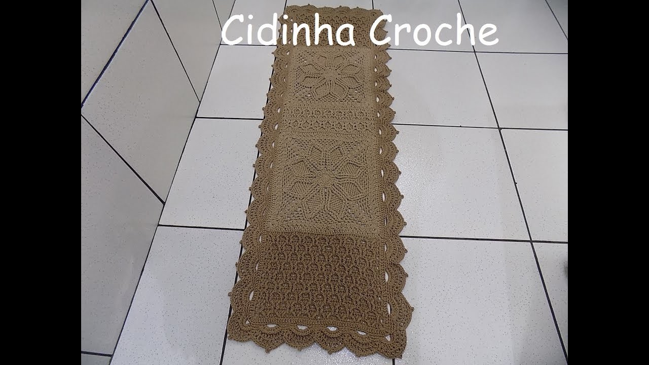 Cidinha Croche : Passadeira Em Croche Com Ponto Alto Relevo-Completo