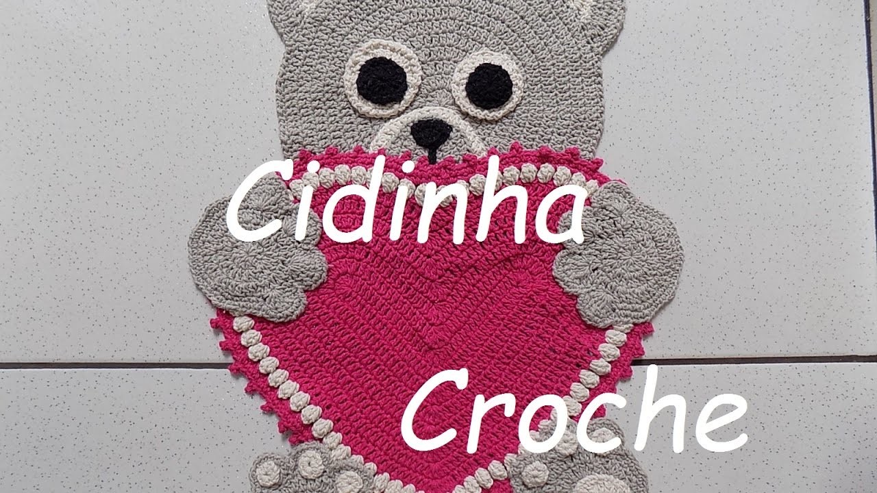 Cidinha Croche : Ursinho Em Croche -Passo A Passo-Parte 4.6