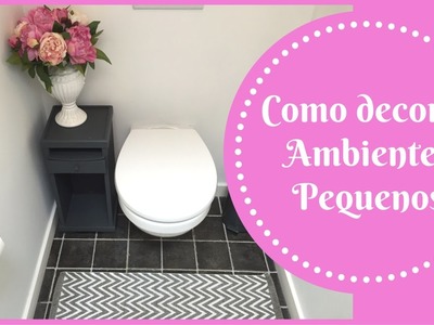 COMO DECORAR  AMBIENTES PEQUENOS- TOILET- WC-KATHERINNE RIBEIRO