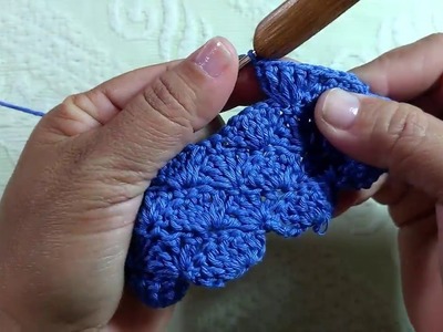 Como fazer crochê - Ponto estrelinha de crochê