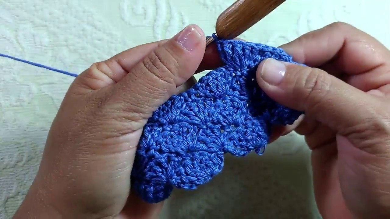 Como fazer crochê - Ponto estrelinha de crochê