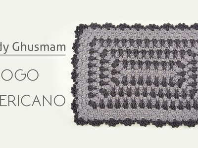 Neddy Ghusmam - Jogo Americano Maxcolor Cinza