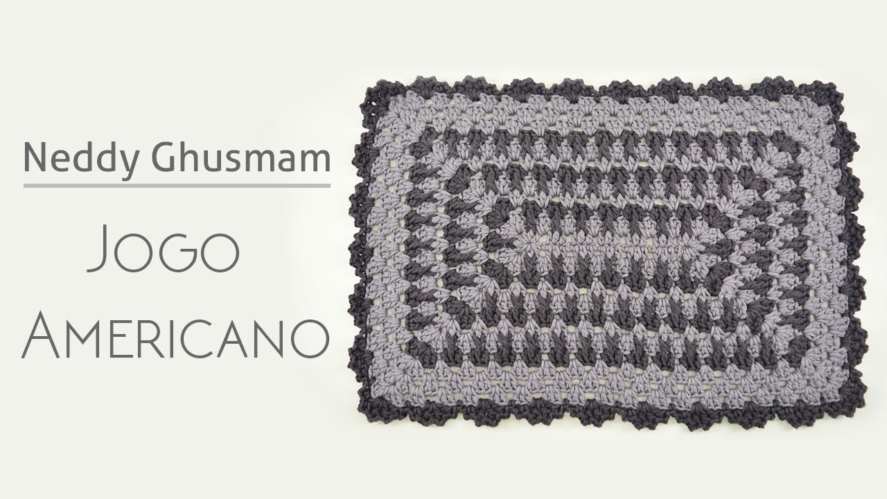 Neddy Ghusmam - Jogo Americano Maxcolor Cinza