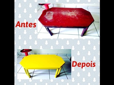 Restaurando minha mesa da sala