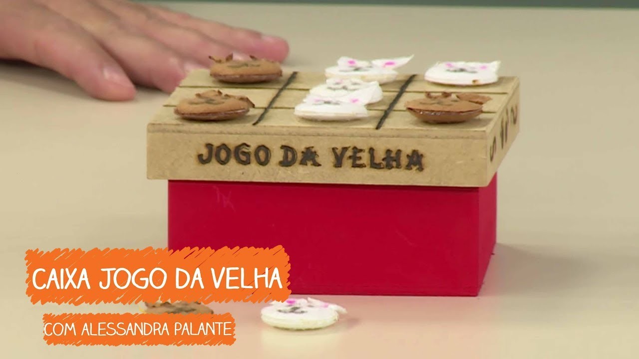 Caixa Jogo da Velha com Alessandra Palante | Vitrine do Artesanato na TV - Rede Família