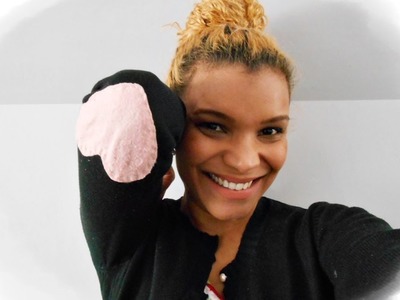 DIY-  Blusa de frio com cotoveleira