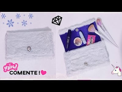 DIY BOLSA PELÚCIA. CLUTCH