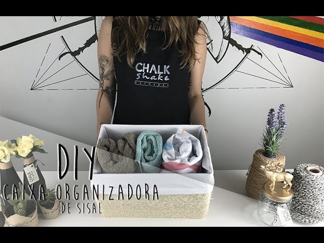 DIY:  Caixa Organizadora de Sisal | Chalk Shake