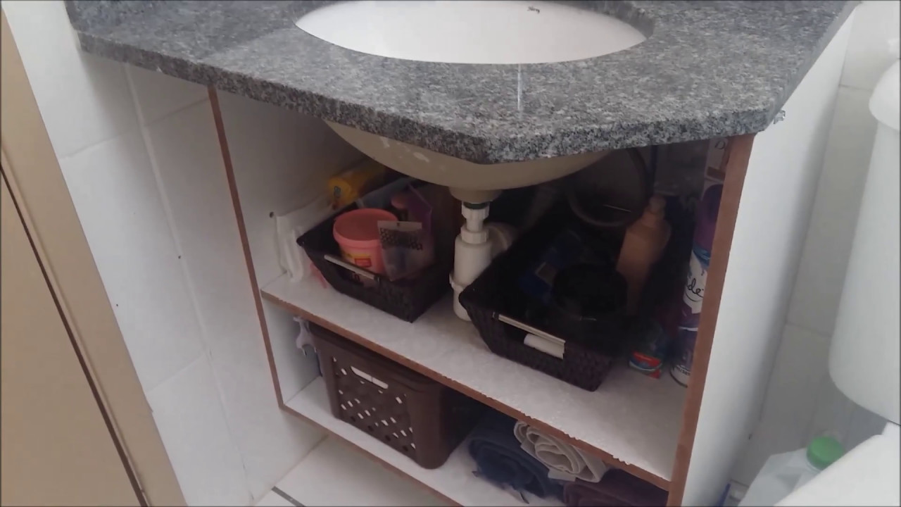 DIY - Faça você mesmo: gabinete para o banheiro