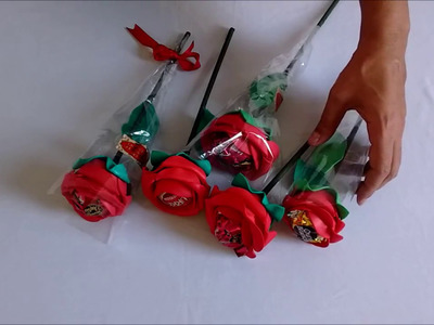 DIY: Lembrancinha Para o Dia Das Mães: Porta Bombom Rosas.