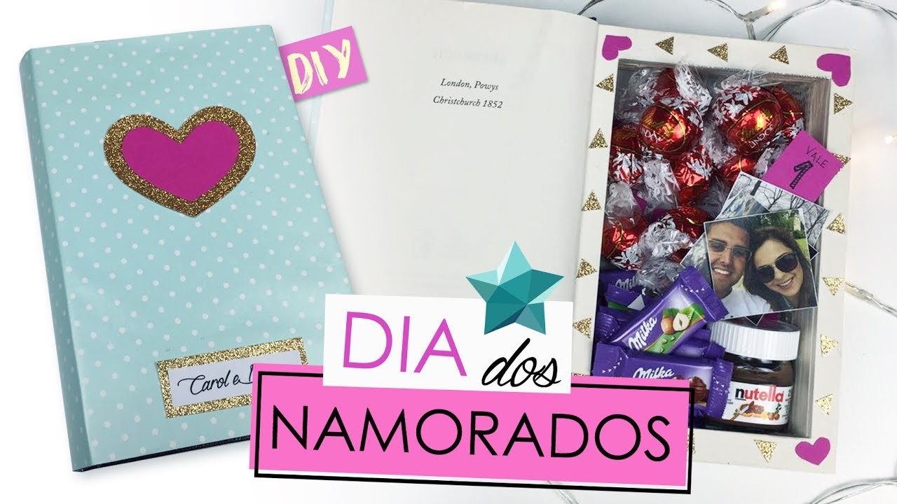 DIY Livro Surpresa - Dia dos Namorados | Carol Ramos
