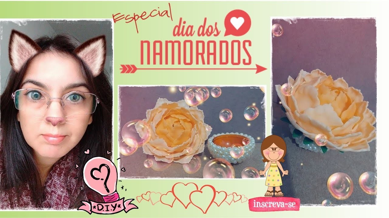 DIY - Porta Aliança - Projeto dia dos Namorados (Biscuit)