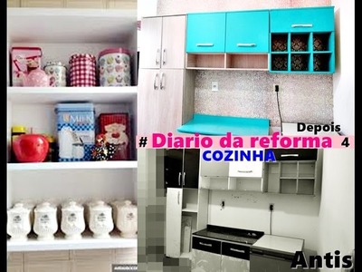 4 #Diario da reforma  decorando a cozinha. 