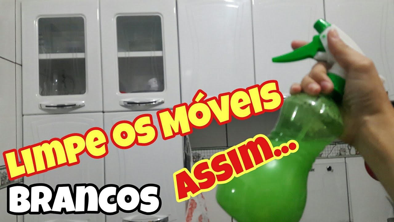 COMO LIMPAR MOVEIS BRANCOS - MISTURA 2 INGREDIENTES