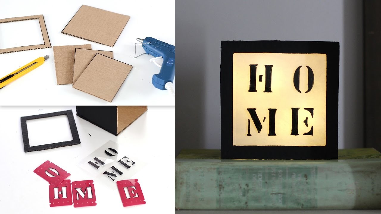 FAÇA UMA CAIXINHA LUMINOSA SEM FIO