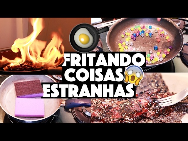 ???? FRITEI COISAS ESTRANHAS E QUASE BOTEI FOGO NA CASA!!!???? ????‍???? ????  | KIM ROSACUCA