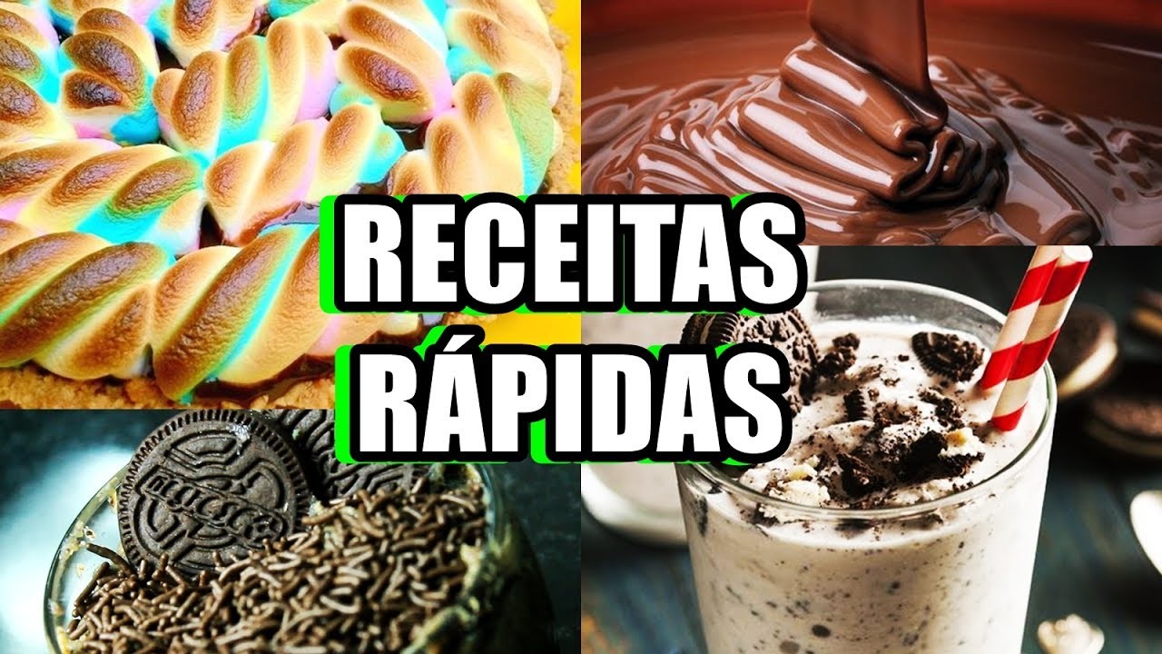 RECEITAS FÁCEIS E RÁPIDAS #3 (com apenas 3 ingredientes)