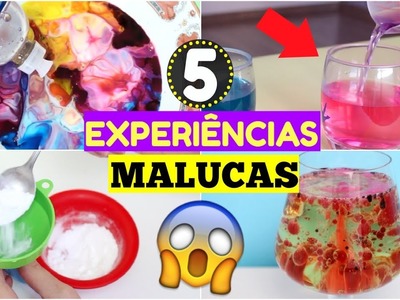 5 EXPERIÊNCIAS MALUCAS QUE VOCÊ PODE FAZER EM CASA!! - Sisters Lellis