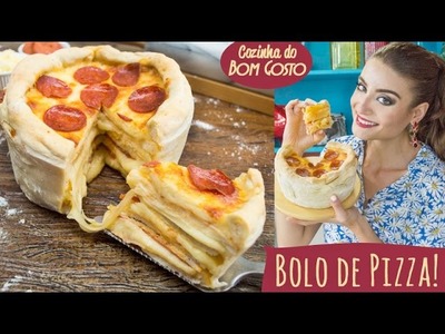 Bolo de Pizza de Pepperoni | Gabi Rossi | Cozinha do Bom Gosto