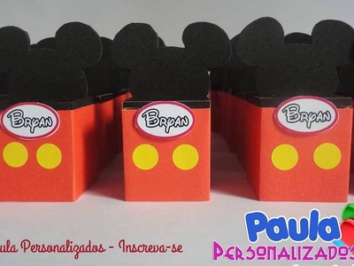 CAIXINHA Convite Mickey