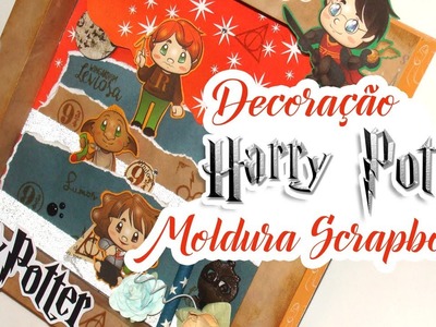 Decoração Harry Potter Moldura - Scrapbook by Tamy
