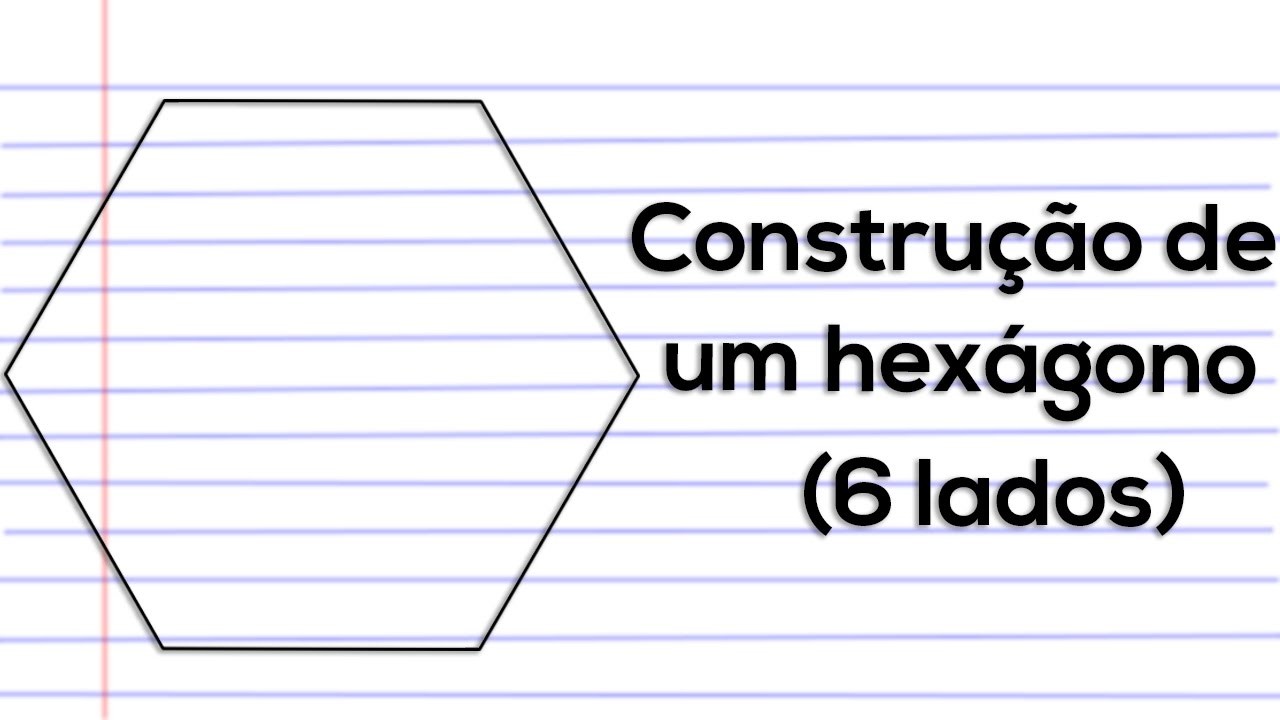 Desenho Técnico #3.10.3 -  Construção de um hexágono - 6 lados
