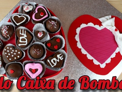 Dia dos Namorados | Bolo decorado Caixa de Bombons para O Dia dos Namorados  | Cakepedia