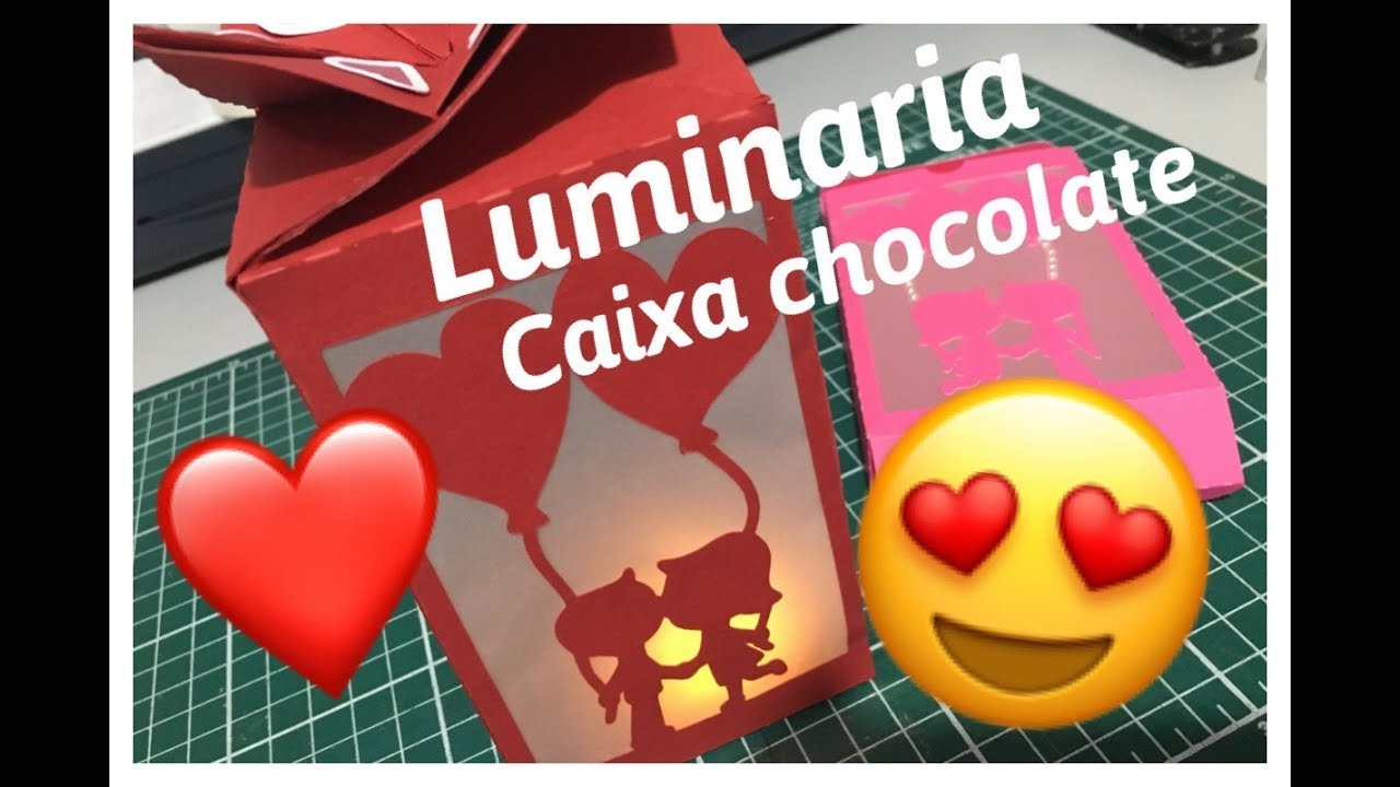 DIY | Caixa Chocolate Luminária - Dia Dos Namorados