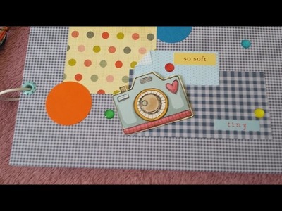 Mini Álbum com argolas - Ideia de decoração